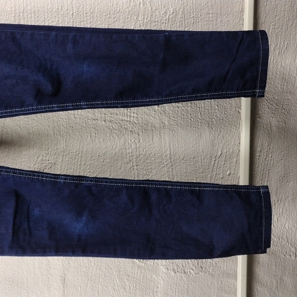 CHEAP Monday Dark Wash Five Pocket Mid Rise Straight Leg Denim Jeans - Picture 3 of 10